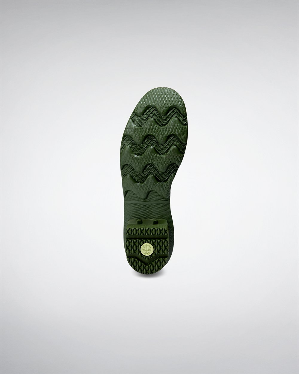 Womens Wide Fit Rain Boots - Hunter Norris Field (29UEHMRNG) - Green